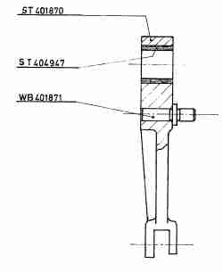 Lever complete WB 405 550-U